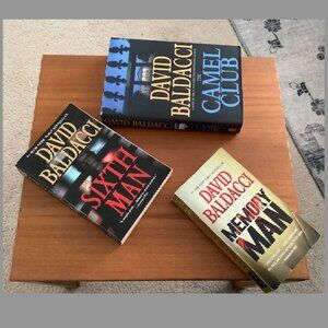 David Baldacci -  3 book set: Camel Club (Hardcover), Sixth Man & Memory Man